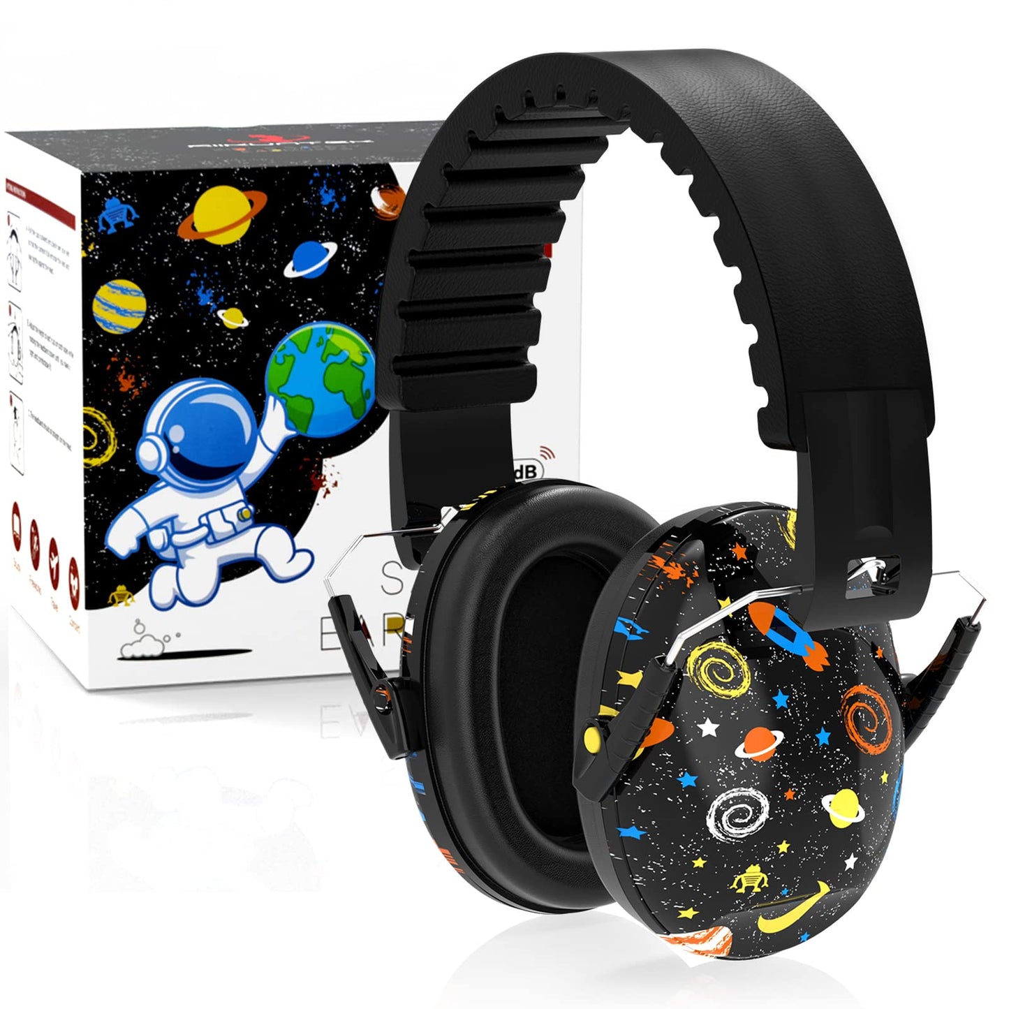 RIIKUNTEK Kids Ear Protection, SNR 27dB Noise Cancelling Headphones for Kids, Autism and Teens