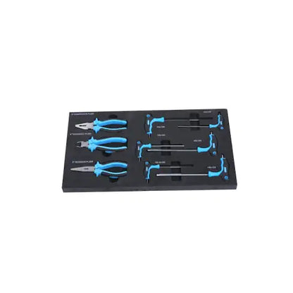 4 Drawers Tool Cabinet With Tool Sets--BLUE