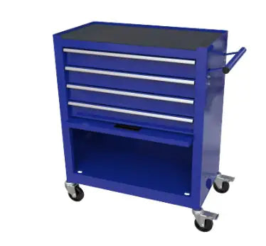 4 Drawers Tool Cabinet With Tool Sets--BLUE