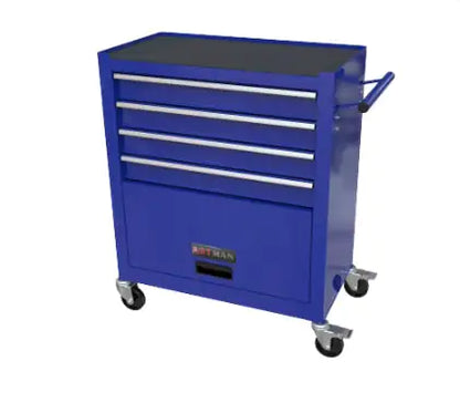 4 Drawers Tool Cabinet With Tool Sets--BLUE