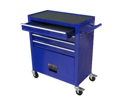 4 Drawers Tool Cabinet With Tool Sets--BLUE